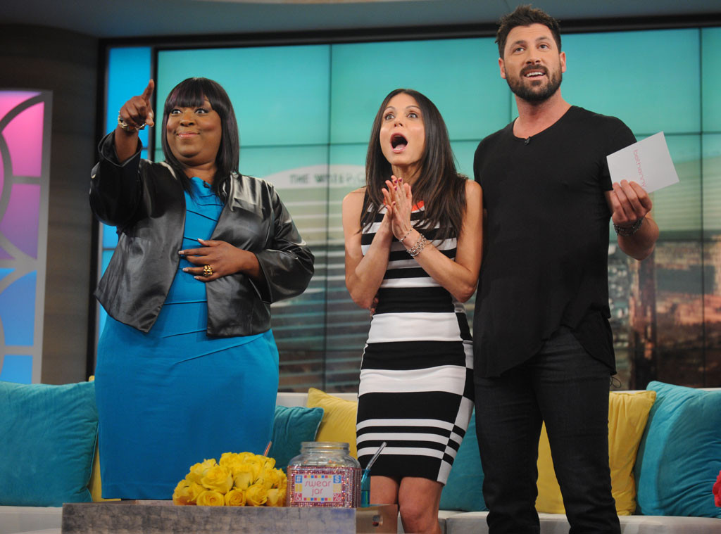 Loni Love, Bethenny Frankel, Maksim Chmerkovskiy Loni Love, Bethenny Frankel, Maksim Chmerkovskiy